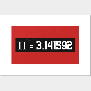 π = 3.141592 Posters and Art